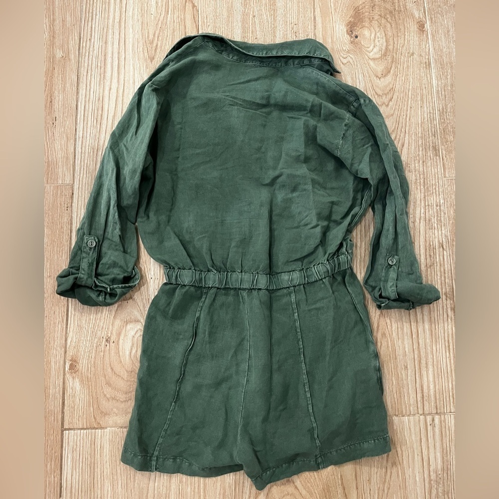 Young Fabulous & Broke Lake Side Romper in Palm Pigment - Picture 6 of 6